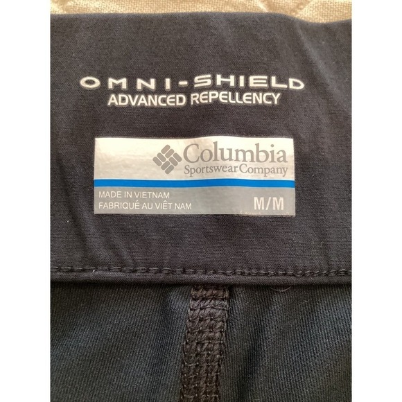 Columbia Skort Tennis Golf Pickleball Sports Black Ruching Omni-Shield - Medium - Picture 7 of 9